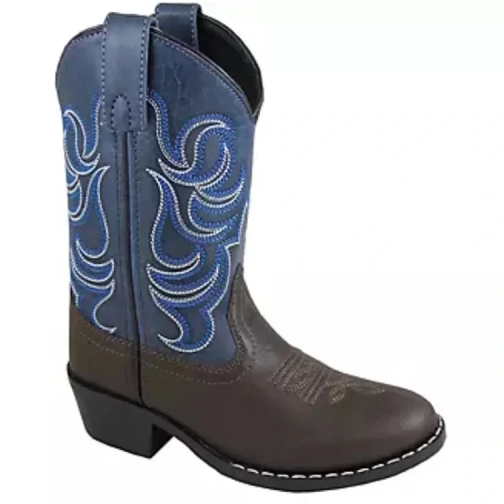 Smoky Mountain Kids Monterey Navy Boots Size 3 LNC